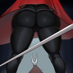 This is a pixiv picture whose title is Hornet - Hallow knight Silksong.
