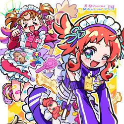 This is a pixiv picture whose title is 🐶🎀.