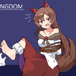 This is a pixiv picture whose title is 狼.