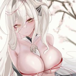 This is a pixiv picture whose title is 落花.