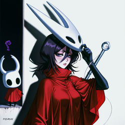 This is a pixiv picture whose title is Rukia as Silksong.