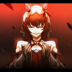 This is a pixiv picture whose title is 全て貴方に捧げよう.