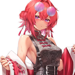 This is a pixiv picture whose title is 暑い.