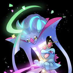 This is a pixiv picture whose title is メガカラマネロ.