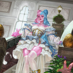 This is a pixiv picture whose title is Slime Pricess.