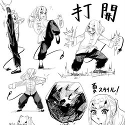 This is a pixiv picture whose title is 最近のＸ落書きまとめ.