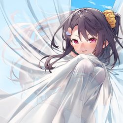 This is a pixiv picture whose title is ブラの色当てゲーム.