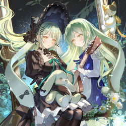 This is a pixiv picture whose title is 属于我们彼此幸福的世界.