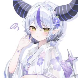 This is a pixiv picture whose title is 浴衣ラプ様.