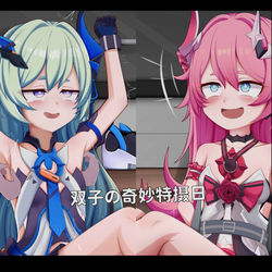 This is a pixiv picture whose title is 双子.