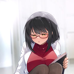 This is a pixiv picture whose title is 【430+】　「あら…落としちゃった」.