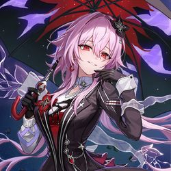 This is a pixiv picture whose title is 長夜月🖤.