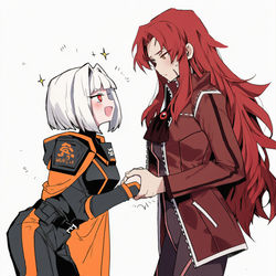This is a pixiv picture whose title is 给缪小兔子一个见偶像的机会（未完）.