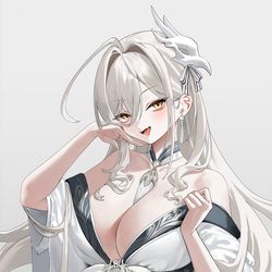 This is a pixiv picture whose title is 白鳳.
