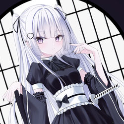 This is a pixiv picture whose title is 和風地雷系🖤.
