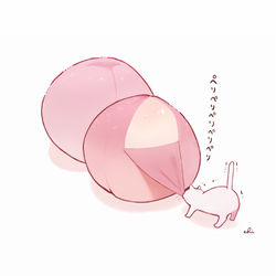 This is a pixiv picture whose title is 桃.