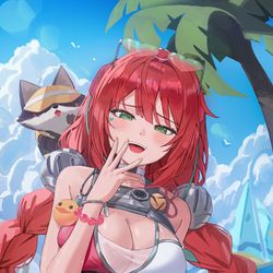 This is a pixiv picture whose title is 浮波柚葉.