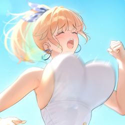 This is a pixiv picture whose title is Kiara Running.