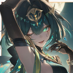 This is a pixiv picture whose title is 奈芙尔 Nefer.