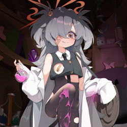 This is a pixiv picture whose title is 这是前世，老师最喜欢的游戏哦~.