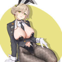 This is a pixiv picture whose title is エード：エージェントバニ.