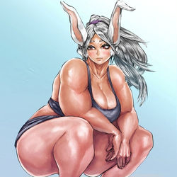 This is a pixiv picture whose title is 筋肉娘137.