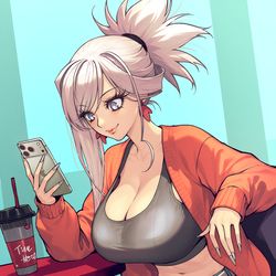 This is a pixiv picture whose title is 📶.