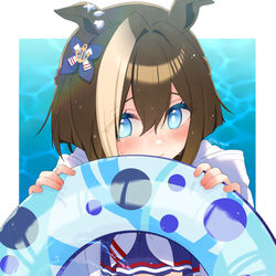 This is a pixiv picture whose title is 水着シュヴァルグラン.