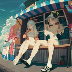 This is a pixiv picture whose title is 💙.