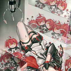 This is a pixiv picture whose title is repost小乐和娃娃机.