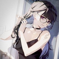 This is a pixiv picture whose title is 病んデレ巫女さん.