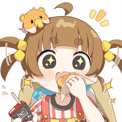 This is a pixiv picture whose title is 幼少期食べ美ちゃん…？.