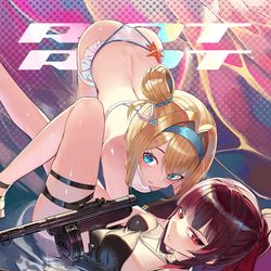 This is a pixiv picture whose title is Night Pool Riot!.