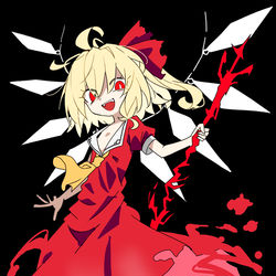 This is a pixiv picture whose title is 紅魔城フランちゃん！.