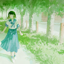 This is a pixiv picture whose title is うらうら.