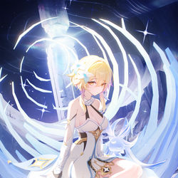 This is a pixiv picture whose title is 荧.