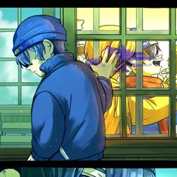 This is a pixiv picture whose title is もう一人の自分.