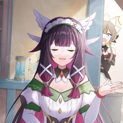 This is a pixiv picture whose title is 転職コロンビーナちゃん🎀.