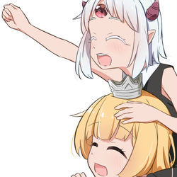 This is a pixiv picture whose title is 姫様とマオマオちゃん.