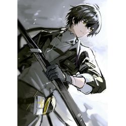 This is a pixiv picture whose title is 漂泊者.