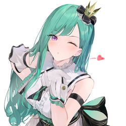 This is a pixiv picture whose title is 💚.