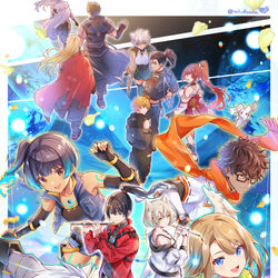 This is a pixiv picture whose title is 三周年！.