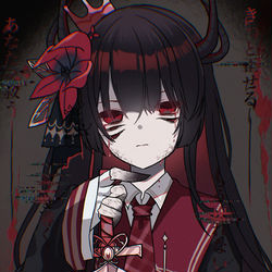 This is a pixiv picture whose title is 愛の残滓.