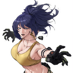 This is a pixiv picture whose title is Leona Heidern.