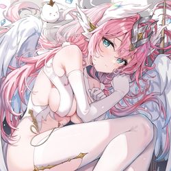 This is a pixiv picture whose title is 桜田ハネ - 大天使.
