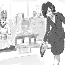 This is a pixiv picture whose title is サイレントヒルf 現パロ？.