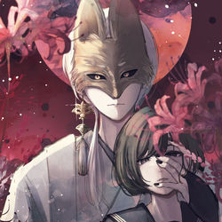 This is a pixiv picture whose title is 嫁入り.