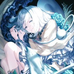 This is a pixiv picture whose title is 胎児よ 胎児よ.