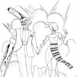 This is a pixiv picture whose title is デンレゼif.