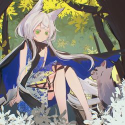 This is a pixiv picture whose title is 摸了香香.